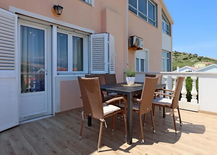 アパート Seaside With A Swimming Pool Pag - 6412 *